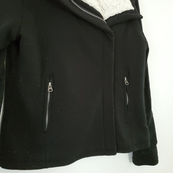 🌹Warm Sherpa Asymmetrical Zip Jacket - Picture 6 of 9